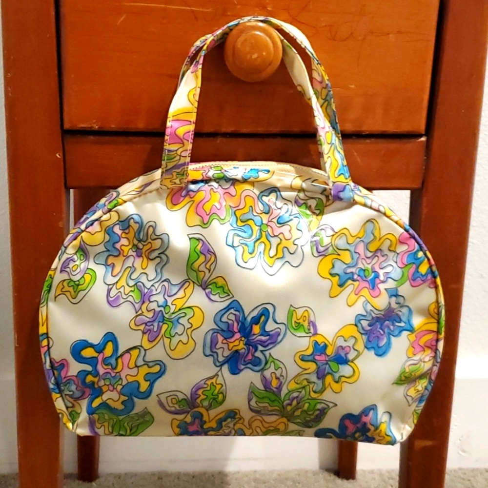 Makeup bag / small tote - VINTAGE